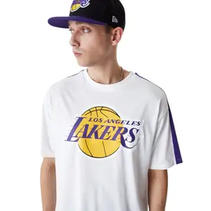 T-shirt Los Angeles Lakers NBA Color Block image-4