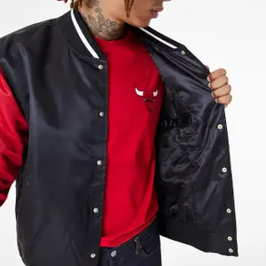 Blouson satin Chicago Bulls NBA image-4