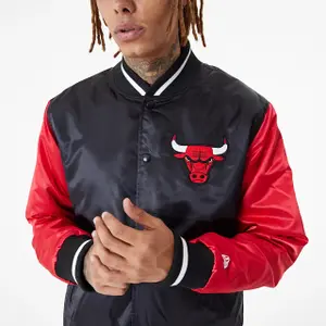 Blouson satin Chicago Bulls NBA image-5