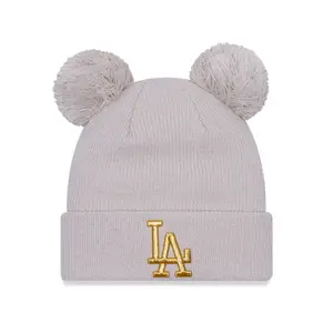 Los Angeles Dodgers Women's Metallic Logo Beanie image-0