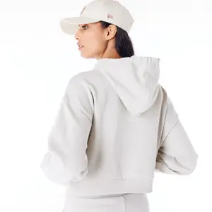 Sweatshirt à capuche crop femme Los Angeles Dodgers MLB image-2