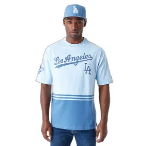T-shirt med överdimensionerad storlek Los Angeles Dodgers World Series image-0