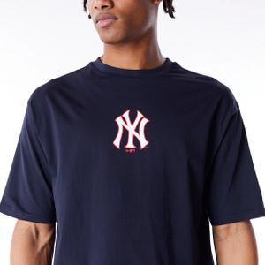 T-shirt med överdimensionerad storlek New York Yankees MLB World Series image-5