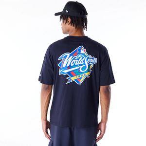 T-shirt med överdimensionerad storlek New York Yankees MLB World Series image-1