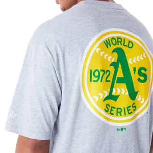 Camiseta oversize Oakland Athletics MLB World Series image-2