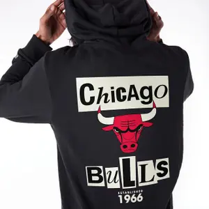 Sweatshirt med huva Chicago Bulls image-3