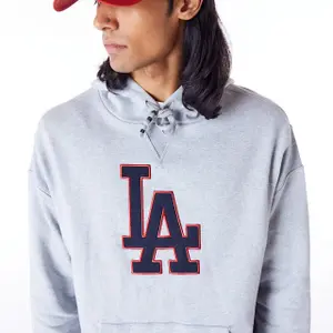 Sweatshirt com capuz de grandes dimensões Los Angeles Dodgers MLB Rib Infill image-3