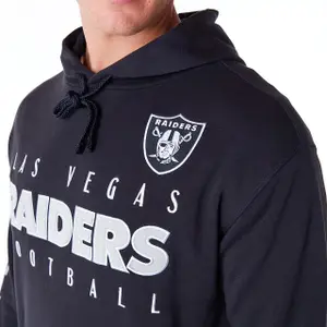 Sweatshirt à capuche oversize Las Vegas Raiders NFL Patch image-3
