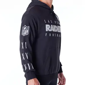 Sweatshirt à capuche oversize Las Vegas Raiders NFL Patch image-2
