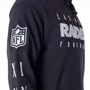 Sweatshirt à capuche oversize Las Vegas Raiders NFL Patch image-4
