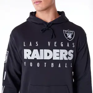 Sweatshirt à capuche oversize Las Vegas Raiders NFL Patch image-6