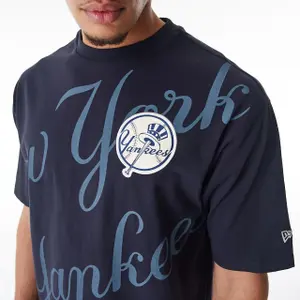 T-shirt New York Yankees MLB Script Grphc Os image-2