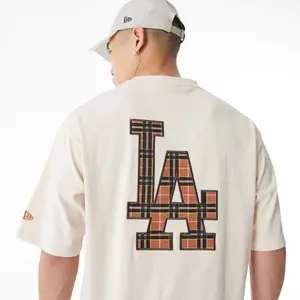 T-shirt Los Angeles Dodgers MLB Tartan Infill image-4