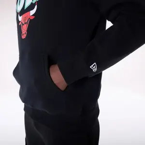 Oversize Sweatshirt Chicago Bulls Graphic image-2