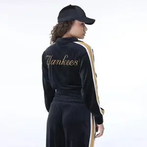 Velvet jacket for women New York Yankees Track image-3