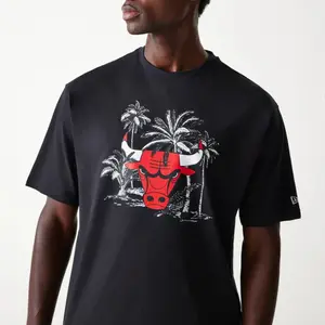 T-shirt Chicago Bulls Palm Tree image-2