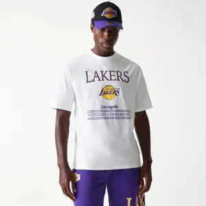 Los Angeles Lakers oversized T-shirt Team Graphic image-1