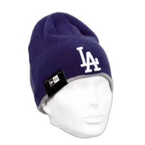 Bonnet New Era  Tm Skull Knit Los Angeles Dodgers image-0