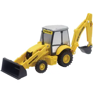 Car sets backhoe loader n,holland b 110c New Ray image-0