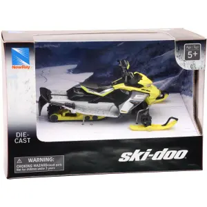 Miniature snowmobiles New Ray can am mxz rs 1/20 image-1
