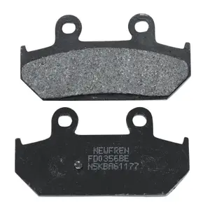 Plaquette de frein moto arrière Newfren Suzuki 400 Burgman 2007+ 650 Burgman 2002+ image-0