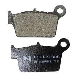 Pastilla de freno trasero de aluminio para moto Newfren BETA 50 RR 2005+ AR, 125 URBAN 2008+ AR, 50 MOTARD AM6 image-0