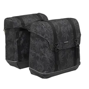 Doppelte Punkt-Bambus Gepäckträgertasche für das Fahrrad Newlooxs Alba image-0