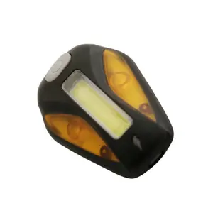 USB-Frontscheinwerfer oder hinten am lenker (Dauer- und Blinkfunktion) mit seitlicher Sicht Newton Bar Cob Leds 100 Lumens image-1