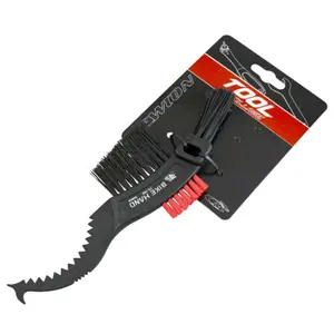 Nylon fietsreinigingsborstel met geïntegreerde schraper (ideaal voor breker, ketting, derailleur, lagers...) Newton image-0