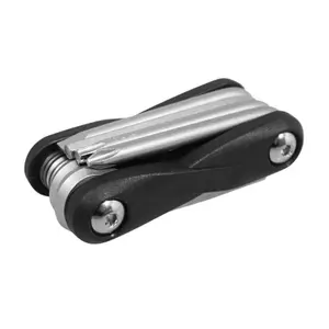 Multifunktionswerkzeug 10 Funktionen Inbusschlüssel 2-2.5-3-4-5-6-8 + Schlitz- und Kreuzschlitzschraubendreher + Torx t25 Newton image-0