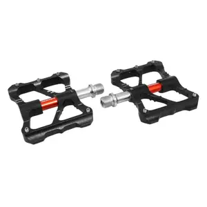 Downhill mountain bike pedals - bmx cnc bearing axle with 9-16 thread and pins Newton image-0