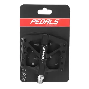 Pédales VTT descente - BMX filetage 9-16 avec picots interchargeables fibre axe alu Newton image-2