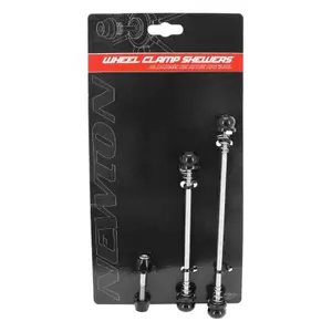 Kit di 3 bloccaggi per ruote anteriori e posteriori con morsetto per sella e chiave a brugola Newton image-1