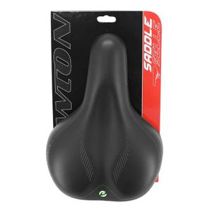 Selle double densite confort avec elastomeres Newton City Fluidynamic image-4