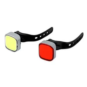 Kit d'éclairage vélo USB sur cintre-tige de selle Leds (livré avec fixations) - rechargeable USB Newton 36B image-1