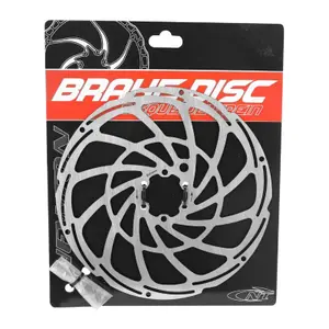 6-hullers bremseskive kompatibel med ekstra 2 mm forstærkning + 6 skruer Newton Brakco Shimano VAE E-Bike image-1