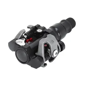 Automatic spd type ball bearing pedals with aluminum cleats Newton image-1