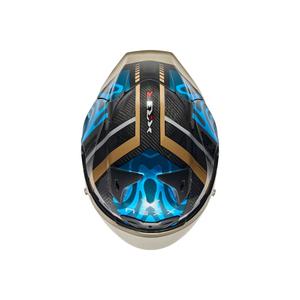 Helhjälm för motorcykel Nexx Helmets X.R3R Pro Swirl image-1