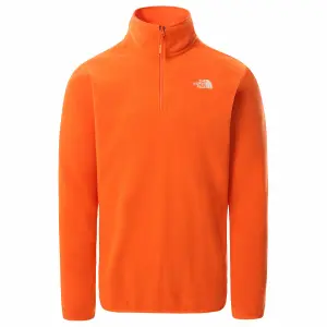 Fleece-pullover med 1/4 lynlås The North Face 100 Glacier image-0