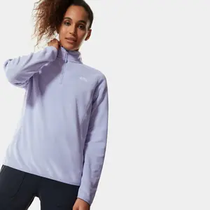 Fleece med lynlås til kvinder The North Face 100 Glacier image-1