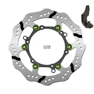 Kit de discos de travão de moto flutuantes ventilados NG Brake Disc 1254XBHK09 image-0
