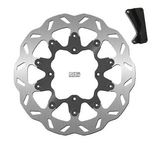 Bromskiva kit för motorcykel med flytande och fäste NG Brake Disc Wave 732XK13