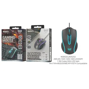 NG6025 Wired Gaming Mouse - 2400 DPI - LED NGS