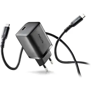 2x USB-C + 1x USB-A hálózati adapter NGS Bud image-1