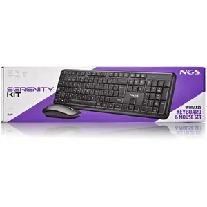 Wireless keyboard and mouse NGS Serenity Silencieux image-1