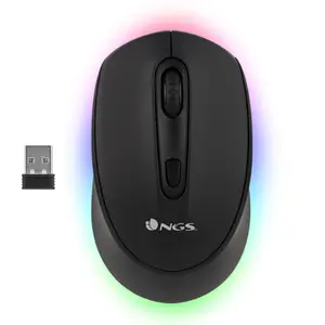 Souris sans fil rechargeable multimode NGS Led Smog-RB 2.4Ghz+Bluetooth image-0