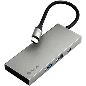 Adaptateur USB-C 3.0 vers HDMI, 2 USB-A et USB-C NGS Wonder Dock4 Pro