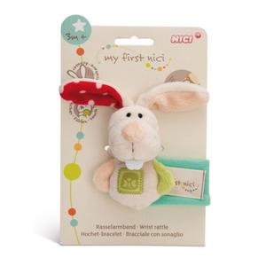Sonajero pulsera con conejo Nici image-3