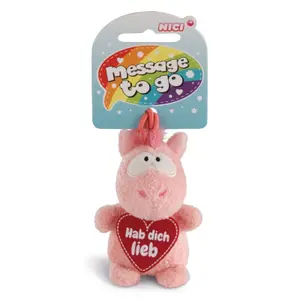 Peluche avec boucle Nici Merry Heart Hab dich lieb image-0