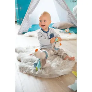 Schnuffeltuch mit Holzring und Glocke Nici Dragon Grabber Dragilu image-2